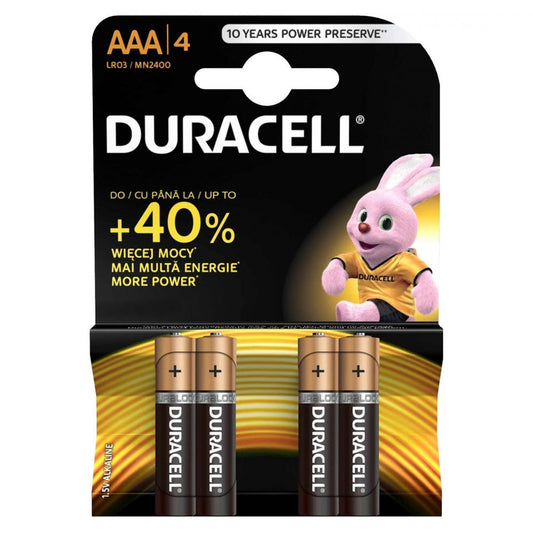 Baterii AAA LR3 1.5V Duracell - Blister 4, Putere Fiabilă - 2