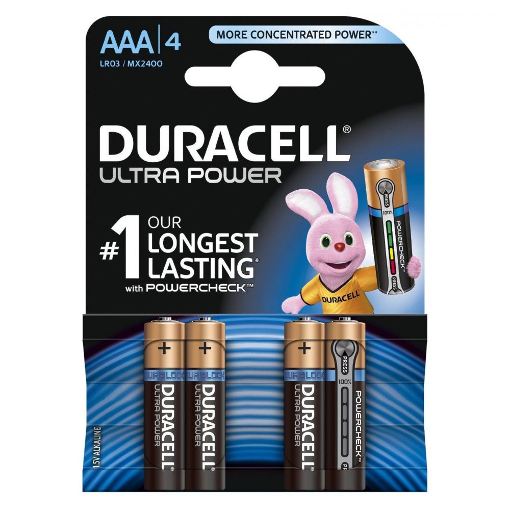 Baterii AAA LR3 1.5V Duracell Optimum - Putere Maximă, Cutie 4 buc - 2