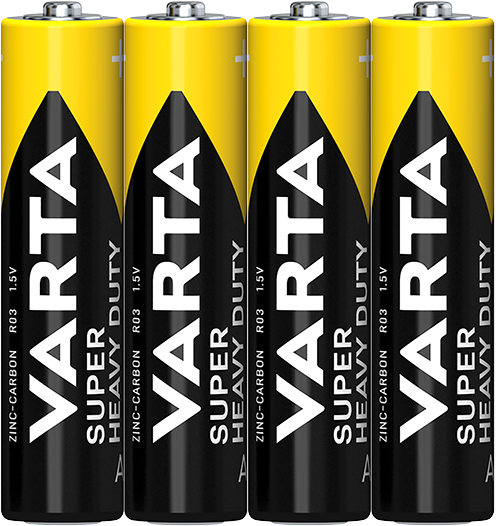 Baterii AAA LR3 1.5V Varta Super Heavy Duty - Putere Fiabilă - 2