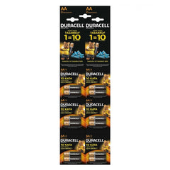 Baterii Alcaline AA LR6 1.5V Duracell - Blister 20 buc, Putere De Lungă Durată - 2