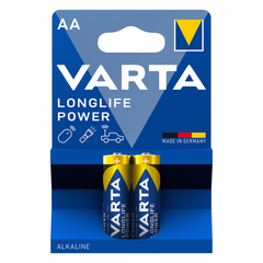 Baterii Alcaline AA LR6 1.5V Varta - Blister 2 bucăți, Fiabile - 2