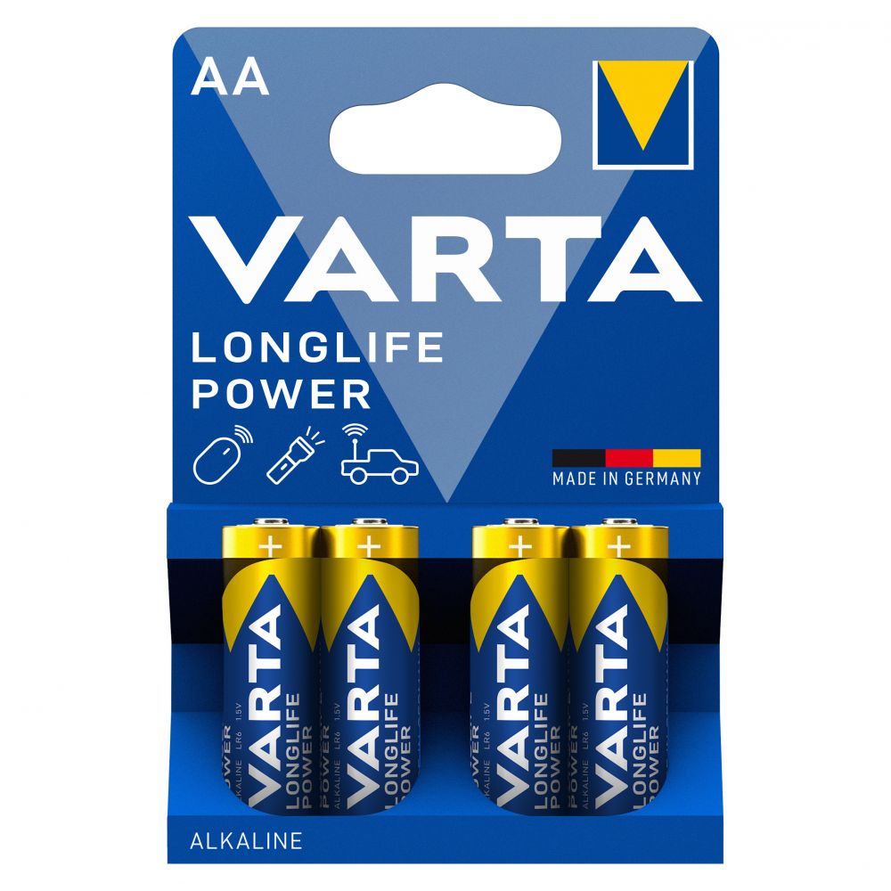 Baterii Alcaline AA LR6 1.5V Varta - Blister 4, Energie Fiabilă - 2