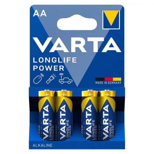 Baterii Alcaline AA LR6 1.5V Varta - Blister 4, Energie Fiabilă - 2
