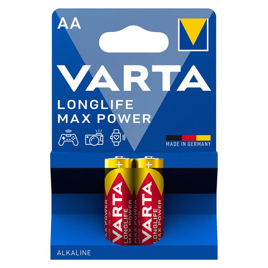 Baterii Alcaline AA LR6 1.5V Varta Max Power - Blister 2 buc - 2
