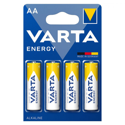 Baterii Alcaline AA Varta Energy - Blister 4 buc, Performanță Fiabilă - 2