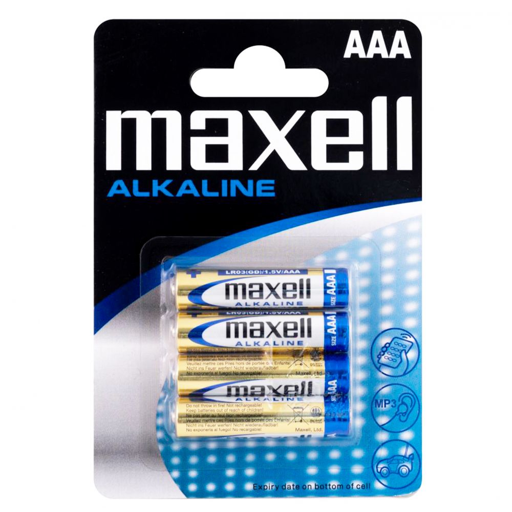 Baterii Alcaline AAA LR3 1.5V Maxell - Blister 4 buc, Fiabilitate - 2