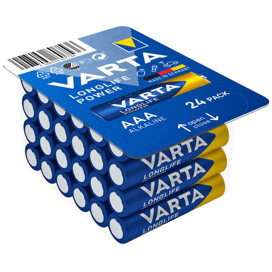 Baterii Alcaline AAA LR3 1.5V Varta - Blister 24, Putere Fiabilă - 2