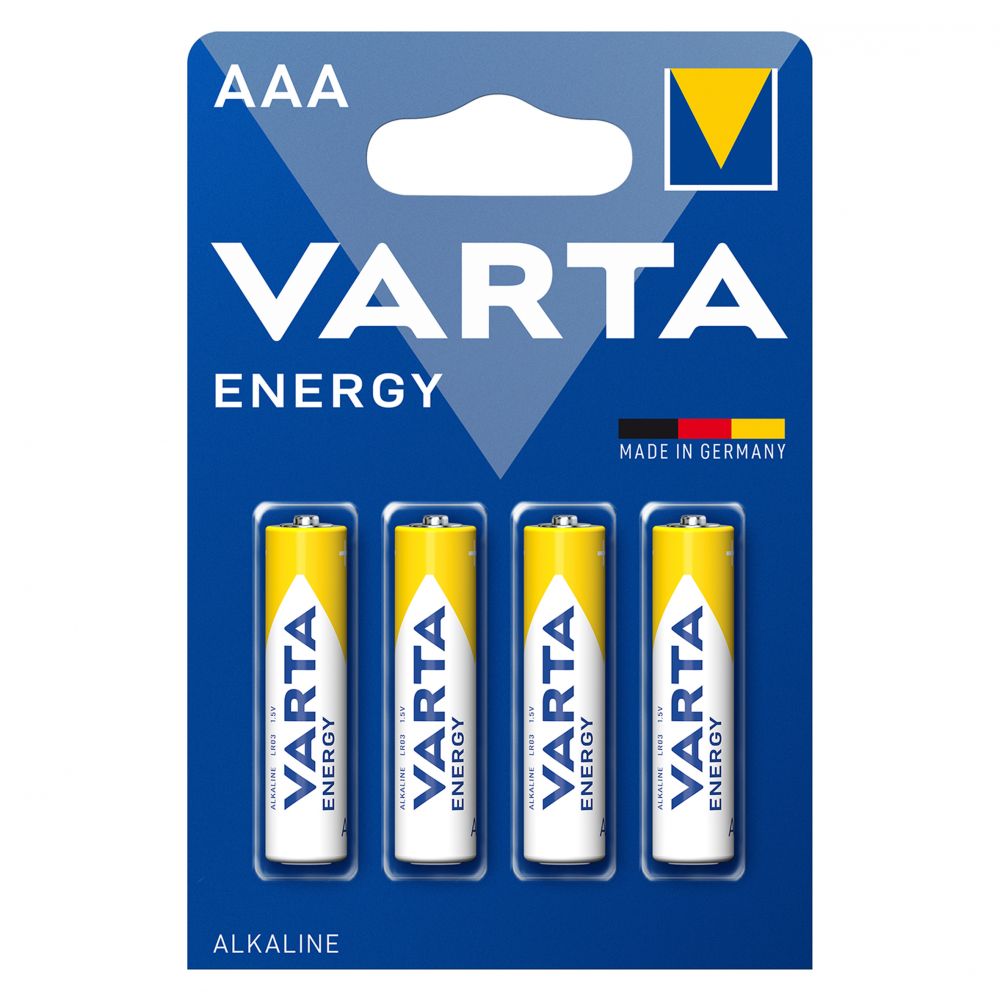 Baterii Alcaline AAA Varta Energy Blister 4 - 1.5V, Fiabilitate - 2