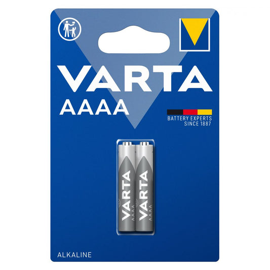 Baterii Alcaline AAAA LR61 1.5V Varta - Performanță Durabilă, Blister 2 - 2