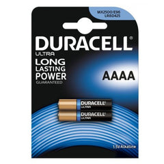 Baterii Alcaline AAAA LR61 Duracell 1.5V - Blister 2 buc, Fiabile - 2