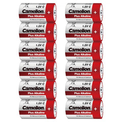 Baterii Alcaline C R14 1.5V Camelion PLUS - Durată Lungă, Bulk 2 buc - 2