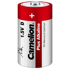 Baterii Alcaline D R20 1.5V Camelion PLUS - Durată Lungă, Blister 2 - 3