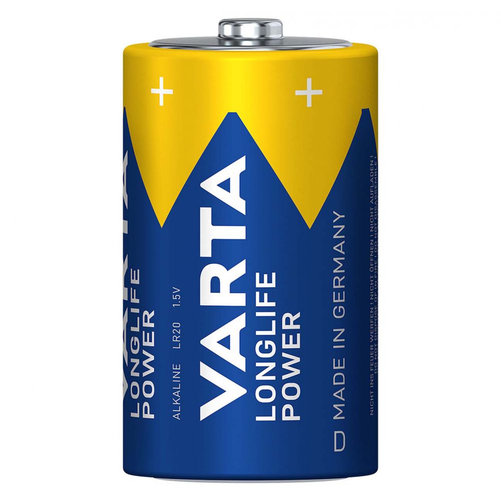 Baterii Alcaline D R20 1.5V Varta - Energie de Lungă Durată, Blister 2 - 3