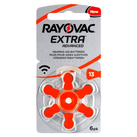 Baterii Auditive 13A Rayovac - 310mAh, Blister 6 buc, 1.45V - 2