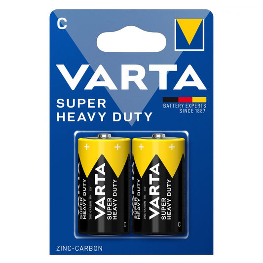 Baterii C R14 1.5V Varta Super Heavy Duty - Blister 2 buc - 2