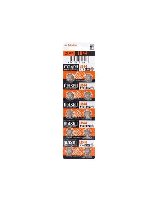 Baterii Ceas SR44SW AG13 LR44 Maxell - 1.5V, Blister 10 buc - 2