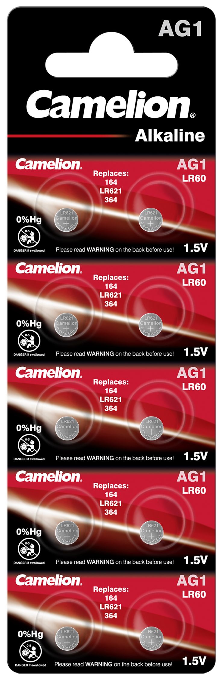 Baterii Ceas SR621SW AG1 LR60 Camelion - Set 10 bucăți, Fiabile - 2