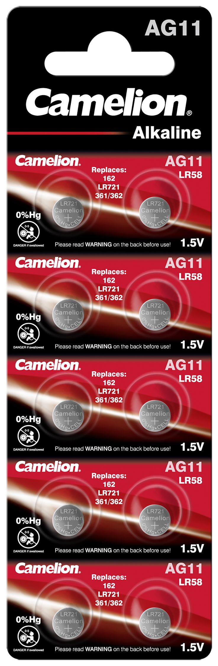 Baterii Ceas SR721SW Camelion 1.5V - Blister 10 buc, Durată Lungă - 2