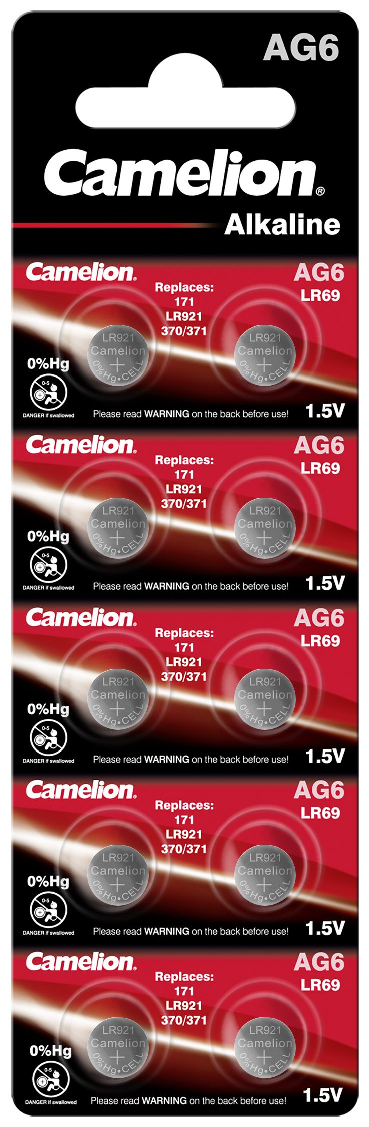 Baterii Ceas SR920SW AG6 Camelion - Blister 10 bucăți, Durată Lungă - 2