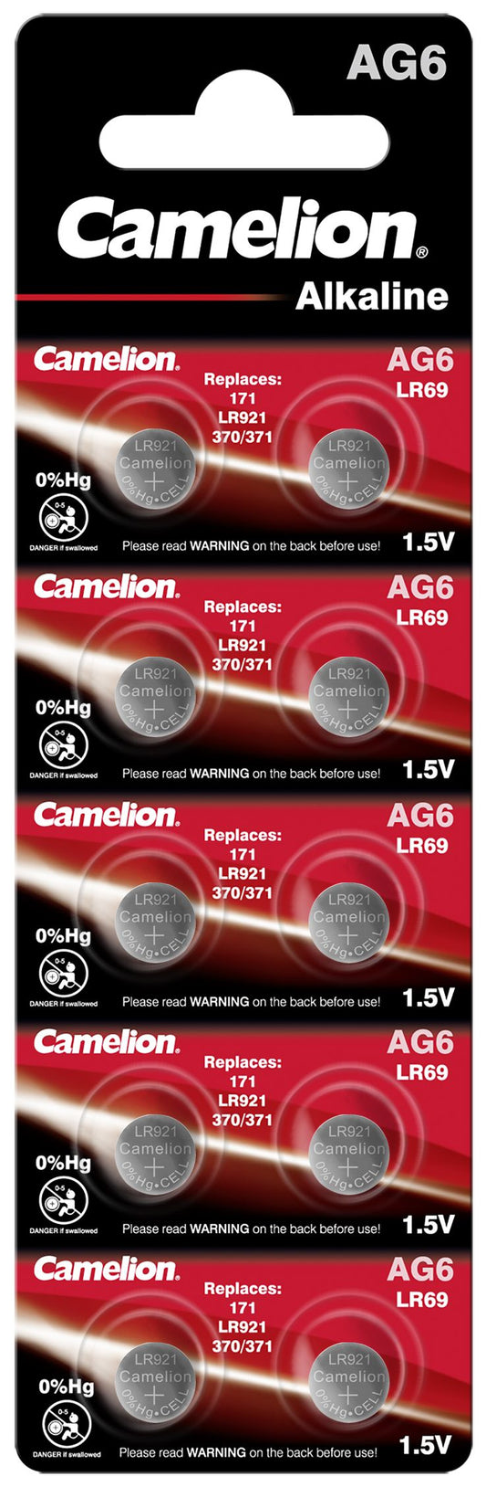 Baterii Ceas SR920SW AG6 Camelion - Blister 10 bucăți, Durată Lungă - 2