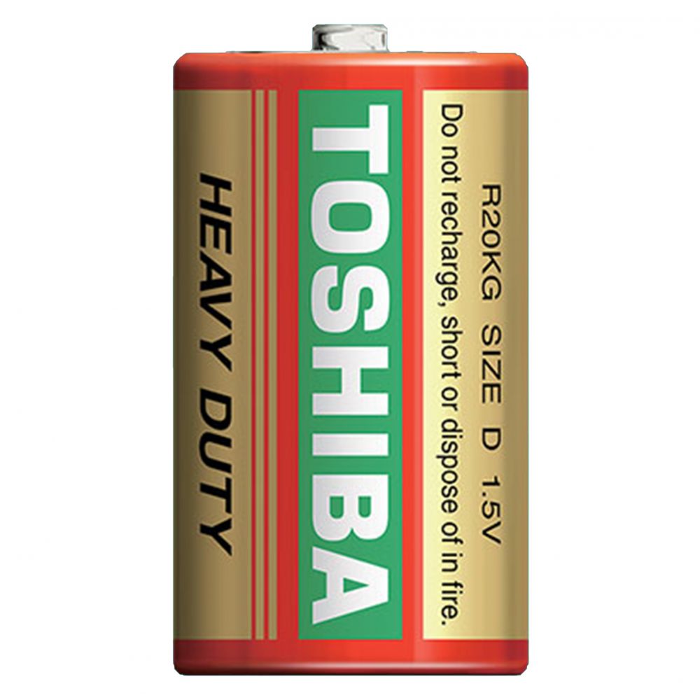 Baterii D R20 1.5V Toshiba Heavy Duty - Performanță Durabilă, Bulk - 2
