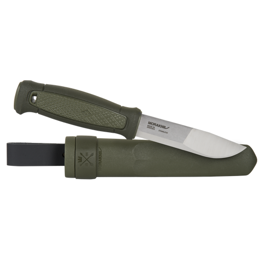 Cuțit Outdoor Morakniv Oțel Inoxidabil Reciclat, Compatibil cu Amnar