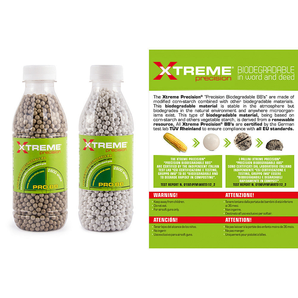 BBs Airsoft Xtreme Precision 0.28g Bio White Model 462010 (2800 buc)
