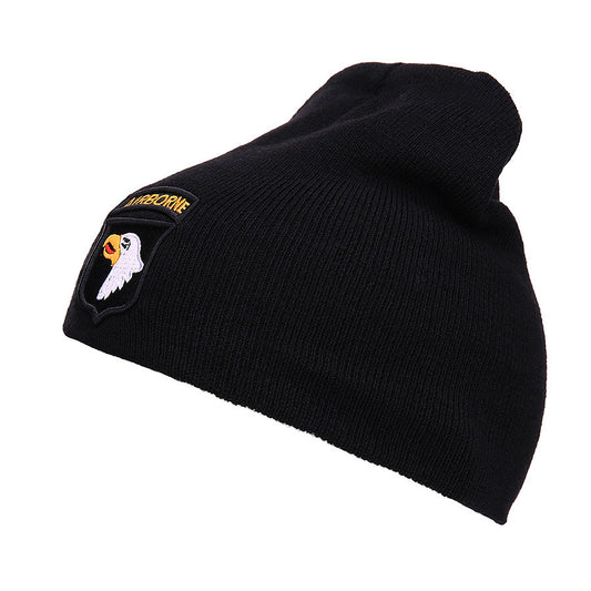 Beanie 101st Airborne Negru - Spiritul Legendar al Screaming Eagles