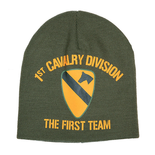 Beanie 1st. Cavalry Division Verde Military-Shop - Spirit de Luptă Iconic