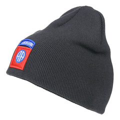 Beanie 82nd Airborne Dark Grey - Spirit de Elită, Căldură Tactică