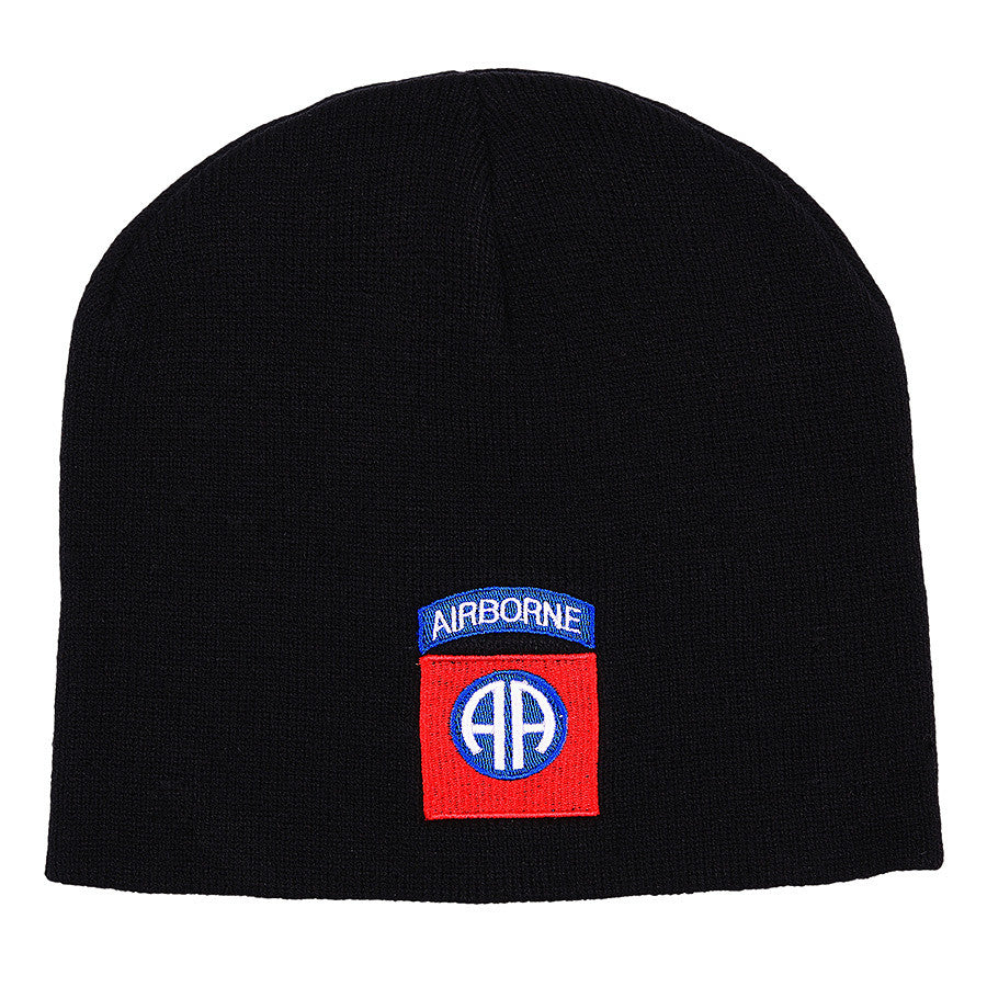 Beanie 82nd Airborne Negru - Simbol al Curajului și Devotamentului