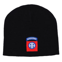 Beanie 82nd Airborne Negru - Simbol al Curajului și Devotamentului