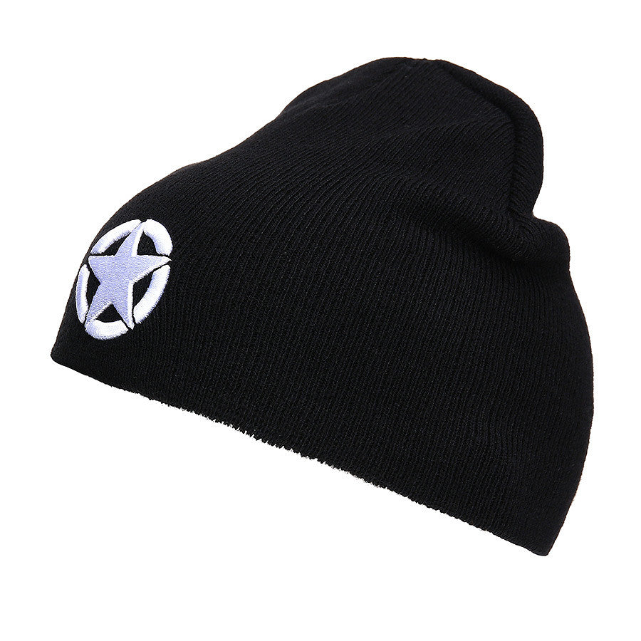 Beanie Allied Star Negru - Confort și Istorie Militară