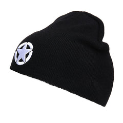Beanie Allied Star Negru - Confort și Istorie Militară