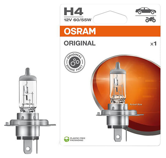 Bec Halogen H4 Osram Original Line - 12V, 60/55W
