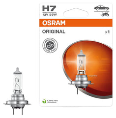 Bec Halogen H7 Original Osram - Vizibilitate Superioară, ECE