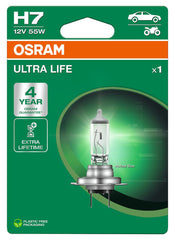 Bec Halogen H7 Ultra Life Osram - Luminozitate & Durată Lungă