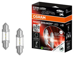 Bec LED C5W Night Breaker Osram - Omologat Rutier, Lumină Rece