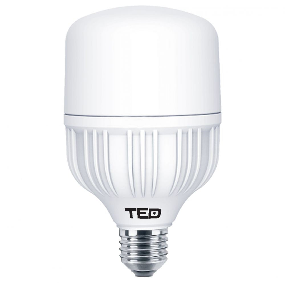 Bec LED E27 30W 6400K T100 TED - Iluminare Puternică, Eficiență Maximă - 2