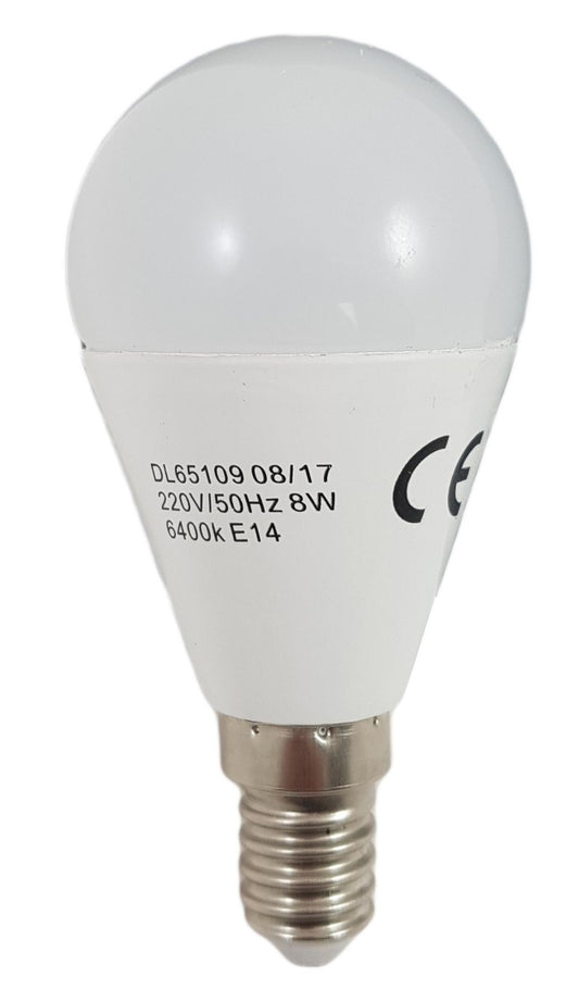 Bec LED Globstar E14 8W G45 4100K - Economie Energie, Durată Lungă - 1