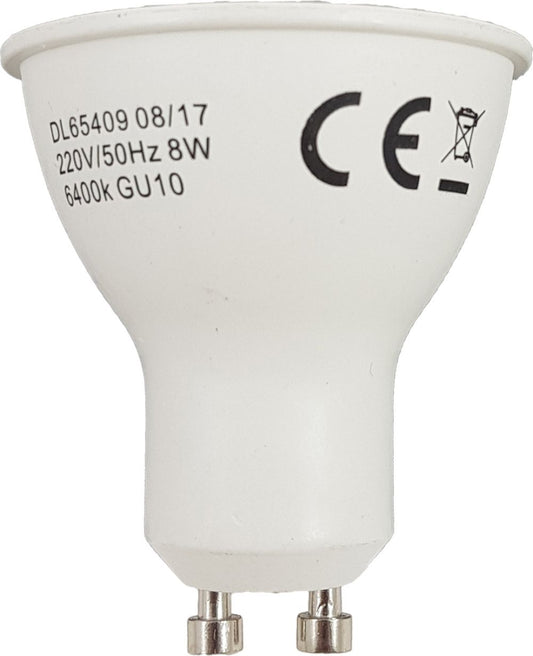 Bec LED GU10 8W 2700K Globstar - Lumină Caldă, Economie Energie - 1