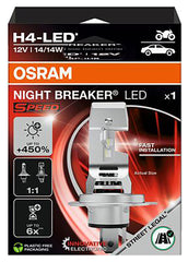 Bec LED H4 Osram Night Breaker Speed 450 - Luminozitate sporită