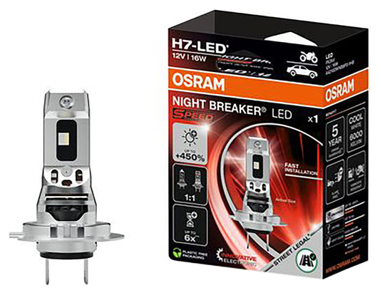 Bec LED H7 Osram Night Breaker Speed 450 - Luminozitate sporită