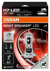 Bec LED H7 Osram Night Breaker Speed 450 - Luminozitate sporită