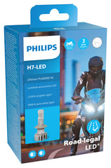 Bec LED H7 Philips Ultinon Pro6000 - Lumina Alba, Omologat