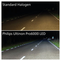 Bec LED H7 Philips Ultinon Pro6000 - Lumina Alba, Omologat