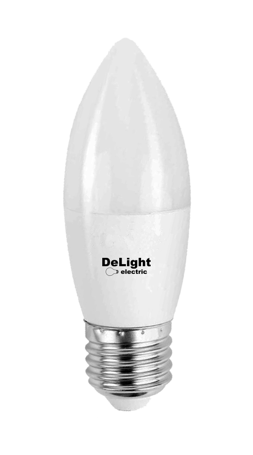 Bec LED Lumanare E27 9W 6400K C37 SPN - Economie Energie, Durabil - 1