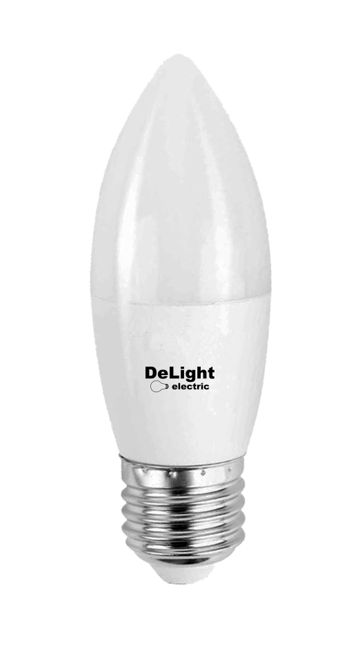 Bec LED Lumanare E27 9W 6400K C37 SPN - Economie Energie, Durabil - 2