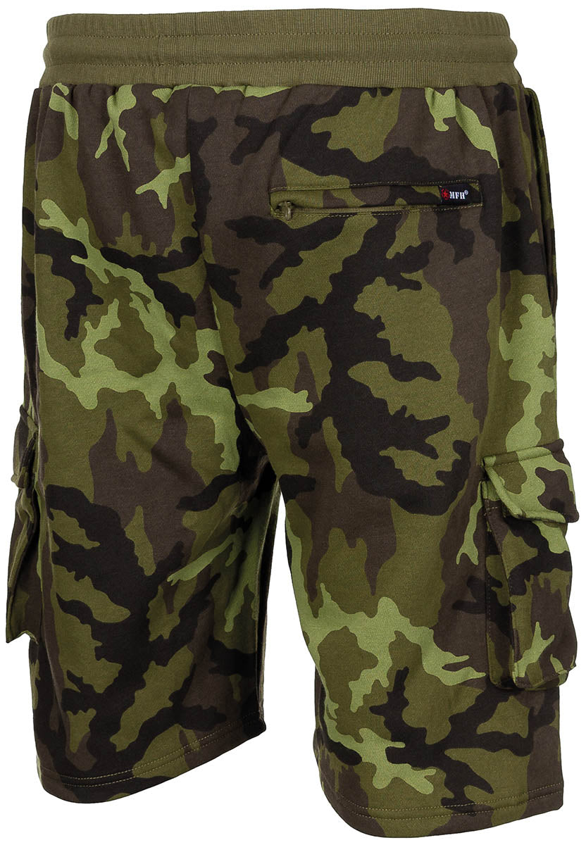 Bermude Jogger M 95 CZ tarn M 95 CZ camo MFH - Talie elastică, Snur ajustabil