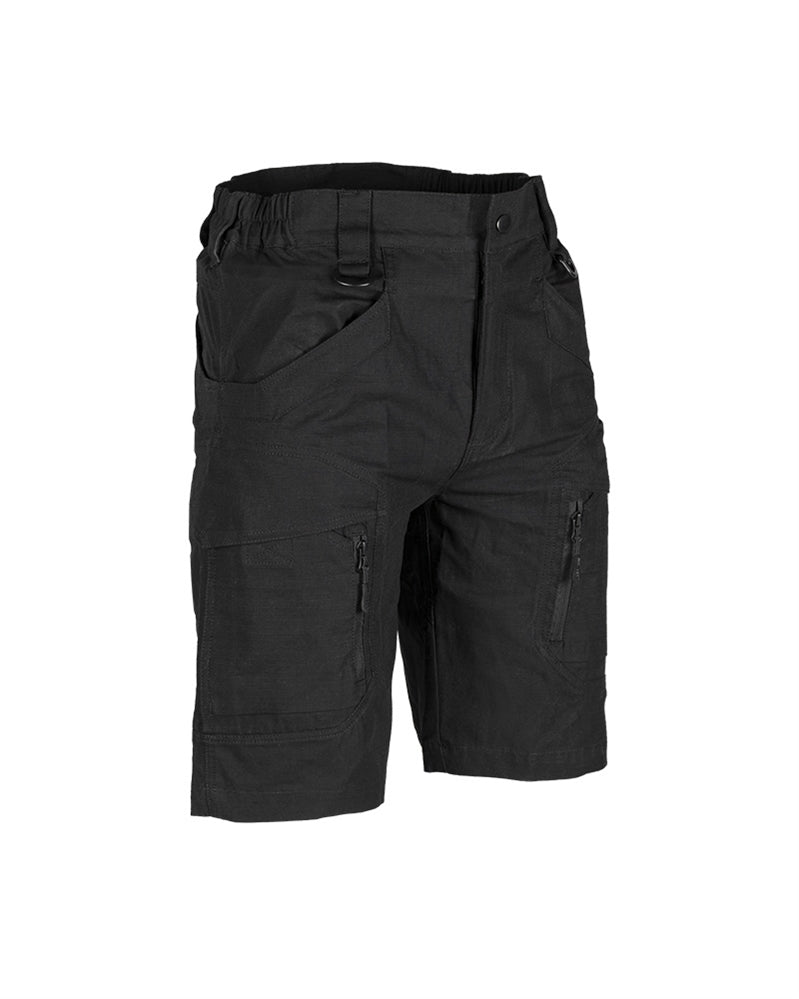 Bermude Mil-Tec Assault – Rip-Stop 100% Bumbac, Negru